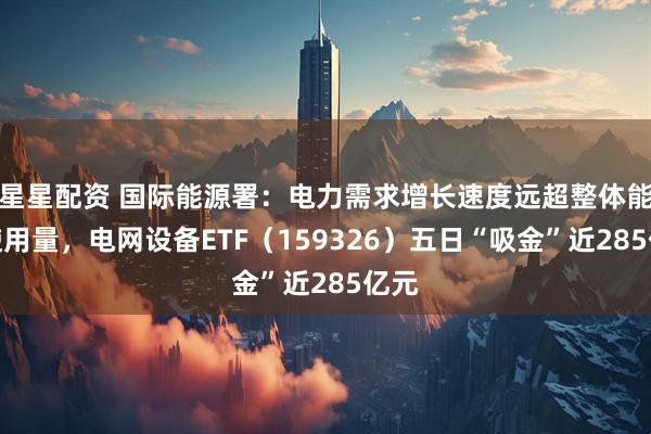 星星配资 国际能源署:电力需求增长速度远超整体能源使用量,电网设备ETF(159326)五日“吸金”近285亿元