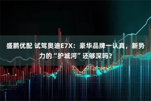 盛鹏优配 试驾奥迪E7X：豪华品牌一认真，新势力的“护城河”还够深吗？